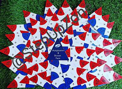 Math Flashcards - Multiplication and Division Facts Math Flashcards - Multiplication and Division Facts